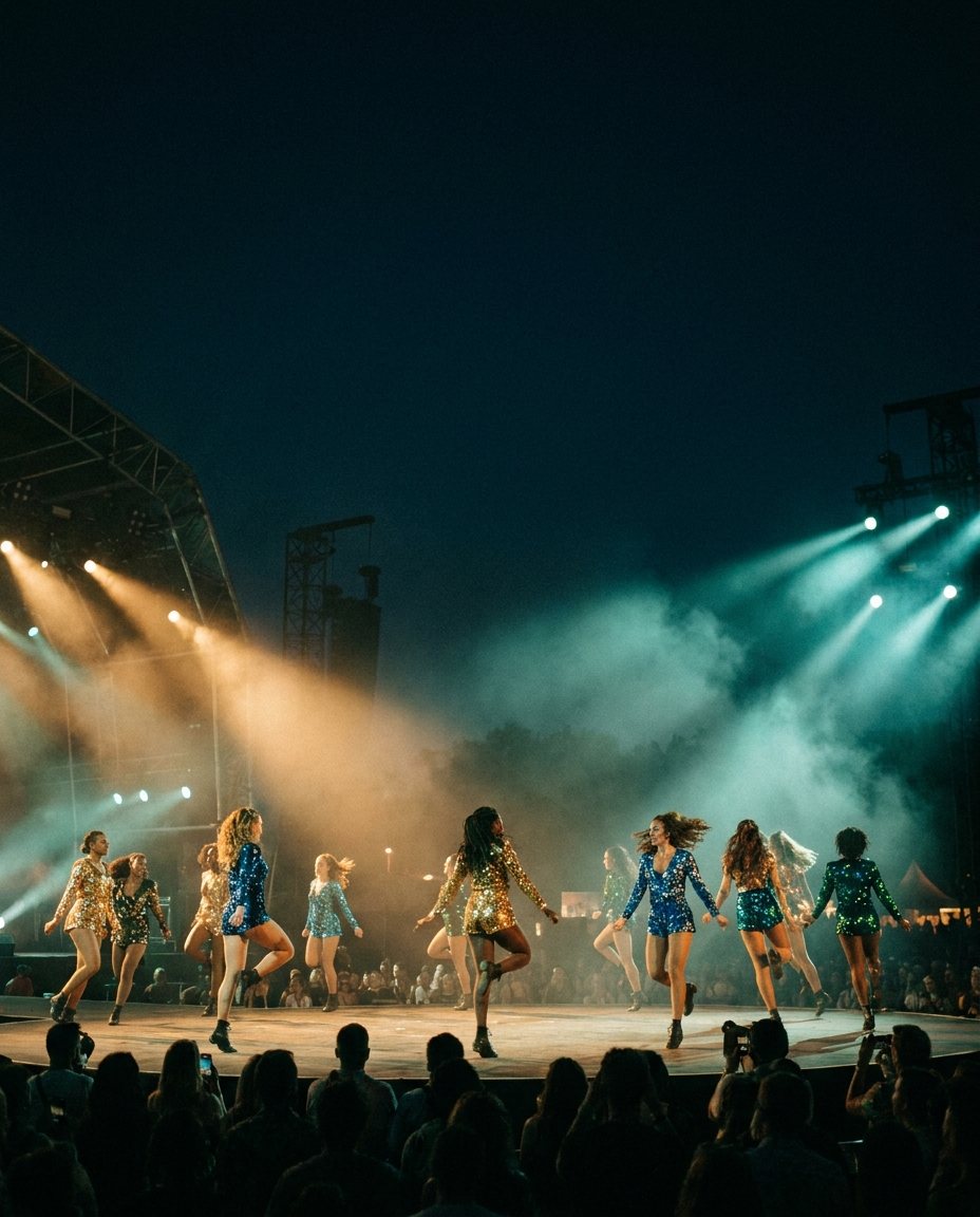 Bailarinas en el escenario